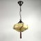 Suspension Art Déco en Opaline Crème Marbrée et Bronze avec Pompon, Allemagne, 1930s 14