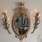 Late 18th Century George III Giltwood and Carton-Pierre Oval Pier Glass 5
