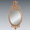 Late 18th Century George III Giltwood and Carton-Pierre Oval Pier Glass 1