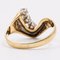 Vintage 18k Yellow Gold Ring with Three Diamonds, 1970s, Image 6