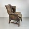 Brown Leather Library Armchair 8