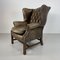 Brown Leather Library Armchair 6
