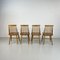 Swedish Spindle Back Beech Dining Chairs from Edsbyverken, 1960s, Set of 4 6