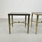 Small Square Brass and Glass Coffee Tables, 1960s, Set of 2 5
