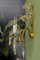 Italian Gilt Metal Two-Light Sconce with Crystal Glass Flowers and Prisms, 1970s 13