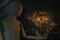 Italian Gilt Metal Two-Light Sconce with Crystal Glass Flowers and Prisms, 1970s 8