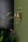 Italian Gilt Metal Two-Light Sconce with Crystal Glass Flowers and Prisms, 1970s 12
