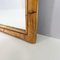 Mid-Century Italian Modern Wall Mirror with Bamboo and Wood, 1960s, Image 14