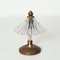 Lámpara de mesa Bellflower de cristal de Murano y latón atribuida a Ercole Barovier, Italia, años 40, Imagen 4