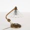 Lámpara de mesa Bellflower de cristal de Murano y latón atribuida a Ercole Barovier, Italia, años 40, Imagen 10