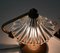Lampada da tavolo Campanula in vetro di Murano e ottone attribuita a Ercole Barovier, Italia, anni '40, Immagine 7