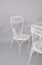 Italienische Mid-Century Stühle & Tisch aus Schmiedeeisen mit Pflanzenhalter, 1950er 6