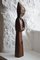 Figura de monje medieval grande de madera tallada a mano, Imagen 7