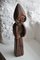 Große handgeschnitzte mittelalterliche Mönchsfigur aus Holz 10