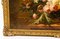 Ramo de flores, década de 1800, pintura al óleo, enmarcado, Imagen 11