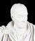 Buste d'Homme d'État Romain Jules César, 20ème Siècle, Marbre Composite 3