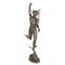 Grande Sculpture Vintage en Bronze de Mercury Hermes, 20ème Siècle 1