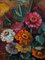 Picquet, Nature Morte Bouquet de Fleurs, 20ème Siècle, Huile sur Panneau, Encadrée 8