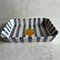 Large Stripey Blue and White Rectangular Serving Dish by Laurie Gates, Image 4