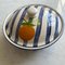 Large Blue and White Stripey Serving Dish with Lid by Laurie Gates 6