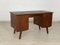 Mid-Century Brown Wood Desk 1