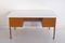 Vintage Oak Writing Desk with White Top, Image 2