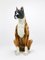 Boxer Dog Lebensgroße Majolika Statue Skulptur aus Glasierter Keramik, Italien, 1970er 10