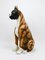 Escultura de perro boxer de mayólica de tamaño natural en cerámica esmaltada, Italia, años 70, Imagen 15