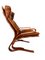Mid-Century Scandinavian Oddvin Rykken Cognac Leather Chair, 1970s 6