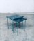 Tavolini ad incastro postmoderno fatti a mano di J. Berdou, Francia, anni '80, set di 2, Immagine 34