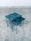 Tavolini ad incastro postmoderno fatti a mano di J. Berdou, Francia, anni '80, set di 2, Immagine 32