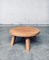 Brutalist Oak Round Coffee Table, Netherlands, 1960s, Image 15