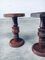 Brutalist Hand Crafted Side Table Set in the style of Charles Dudouyt, France, 1940s, Set of 2 5