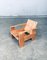 De Stijl Movement Dutch Pine Crate Chair attributed to Gerrit Rietveld, 1960s 19