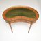 French Kidney Shaped Leather Top Desk, 1930s, Image 8