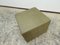 Leather Stool/Pouf in Olive Green from de Sede 2