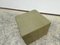 Leather Stool/Pouf in Olive Green from de Sede, Image 5