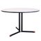 Round Black and White Dining Table by Hein Salomonson for Ap Originals, 1950s 1