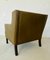 Mid-Century Danish Thams Club Chair in Olive Green Leather by Georg Thams, 1960s 8