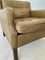 Mid-Century Danish Thams Club Chair in Olive Green Leather by Georg Thams, 1960s 10