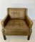 Mid-Century Danish Thams Club Chair in Olive Green Leather by Georg Thams, 1960s, Image 7