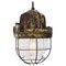 Vintage Industrial French Cast Iron Pendant Lamp by Mapelec Amiens, 1958, Image 1