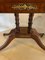 Regency Figured Mahogany Console Table with Gilded Brass Mounts, 1830s 14