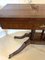 Regency Figured Mahogany Console Table with Gilded Brass Mounts, 1830s, Image 12