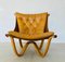 Mid-Century Danish Easy Chair in Soft Tan Leather by Georg Thams, 1970s 1