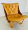 Mid-Century Danish Easy Chair in Soft Tan Leather by Georg Thams, 1970s 2