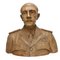 Spanish Artist, Bust of a Uniformed Soldier, 1960s, Terracotta, Image 1