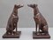 Geschnitzte Greyhounds aus Eiche, 1920er, 2er Set 11