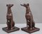 Geschnitzte Greyhounds aus Eiche, 1920er, 2er Set 13