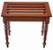 Vintage Victorian Style Mahogany Luggage Stand, 1970s, Image 4